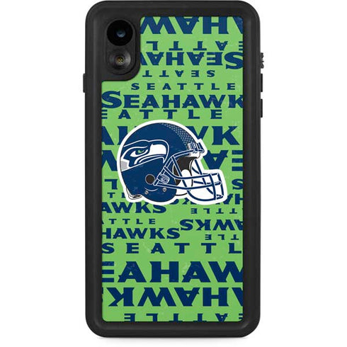 NFL Seattle Seahawks - Blast Green iPhone XR Waterproof Case