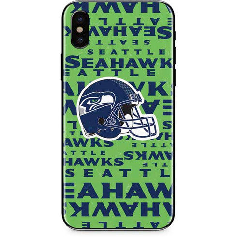 NFL Seattle Seahawks - Blast Green iPhone XS Max Skin
