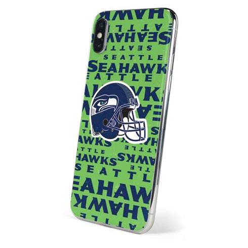 NFL Seattle Seahawks - Blast Green iPhone XS Skin
