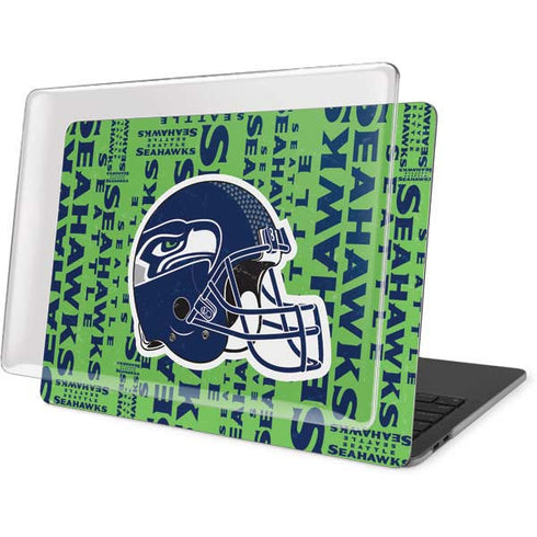 NFL Seattle Seahawks - Blast Green MacBook Pro 15in (2016-19) Case plus Skin