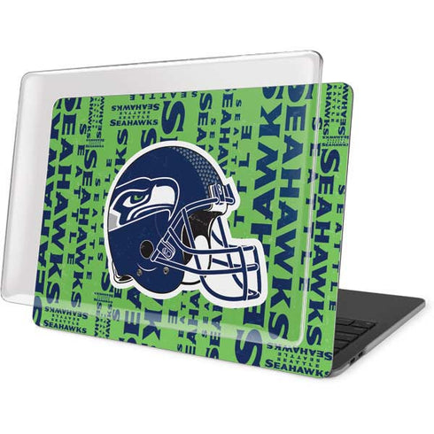 NFL Seattle Seahawks - Blast Green MacBook Pro 16in (2019-20) Case plus Skin