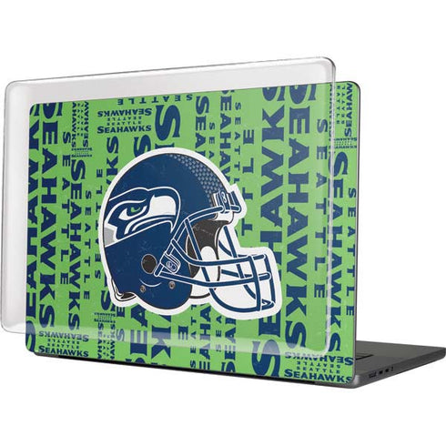 NFL Seattle Seahawks - Blast Green MacBook Pro 16in (2021-25) Case plus Skin