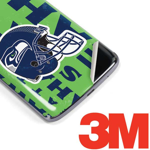 NFL Seattle Seahawks - Blast Green Moto E5 Plus Skin