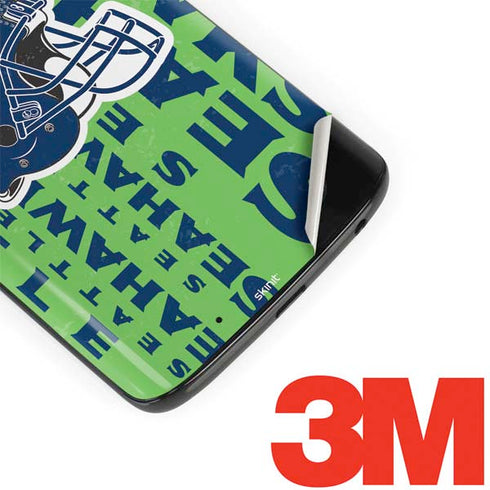 NFL Seattle Seahawks - Blast Green Moto G6 Skin