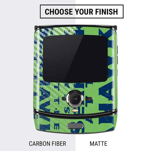 NFL Seattle Seahawks - Blast Green Motorola RAZR Skin