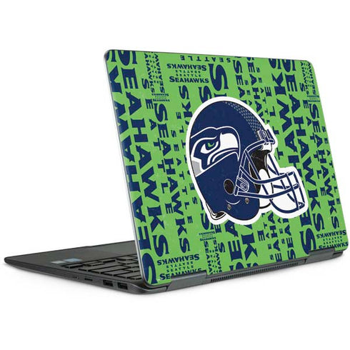 NFL Seattle Seahawks - Blast Green Notebook 9 Pro 13in (2017) Skin