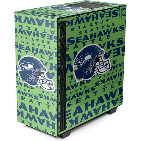 NFL Seattle Seahawks - Blast Green NZXT H510 Compact ATX Mid-Tower Case Skin