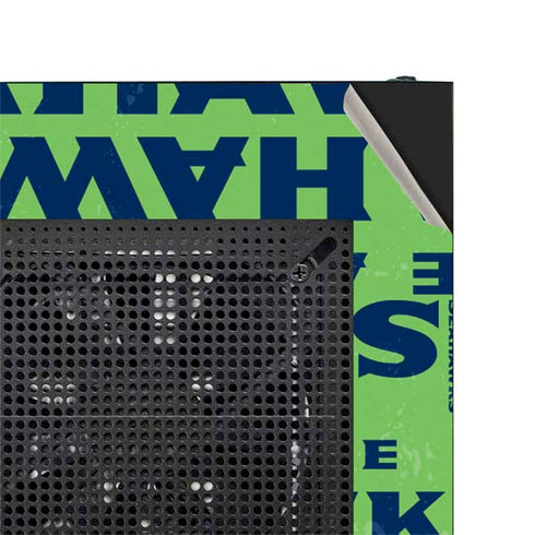 NFL Seattle Seahawks - Blast Green NZXT H510 Compact ATX Mid-Tower Case Skin