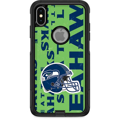 NFL Seattle Seahawks - Blast Green Otterbox Commuter iPhone Skin