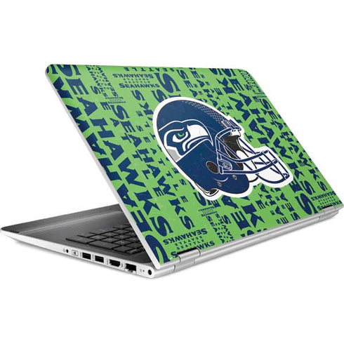 NFL Seattle Seahawks - Blast Green HP Pavilion Skin