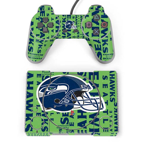NFL Seattle Seahawks - Blast Green PlayStation Classic Bundle Skin