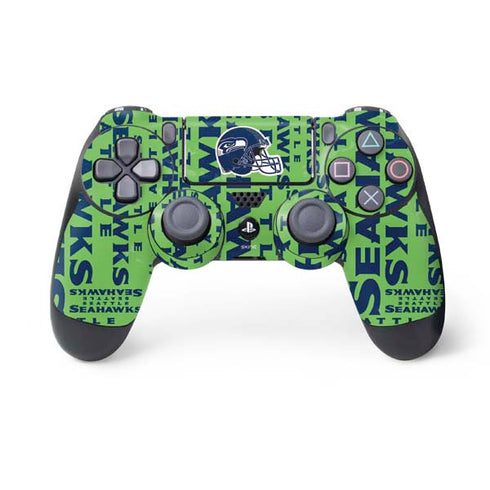 NFL Seattle Seahawks - Blast Green PS4 Controller Skin