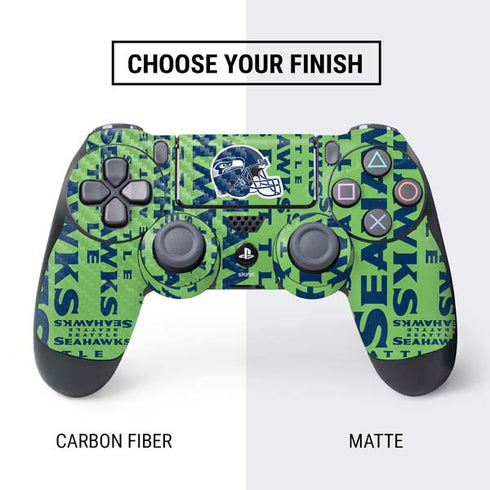 NFL Seattle Seahawks - Blast Green PS4 Controller Skin