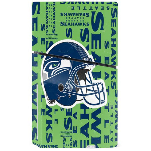 NFL Seattle Seahawks - Blast Green PS5 Slim Disk Bundle Skin