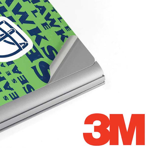 NFL Seattle Seahawks - Blast Green Surface Book 2 13.5in Skin