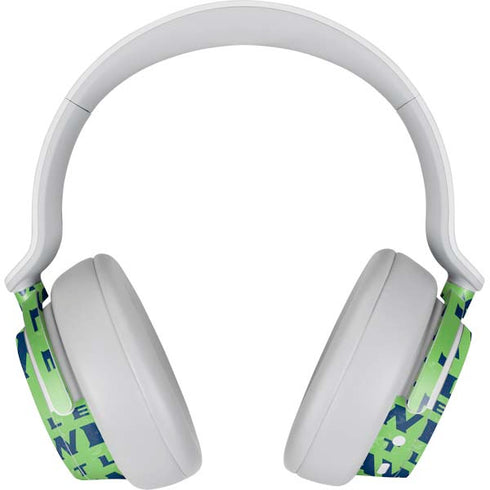 NFL Seattle Seahawks - Blast Green Surface Headphones Skin