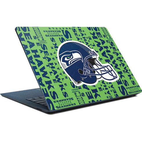 NFL Seattle Seahawks - Blast Green Surface Laptop Skin