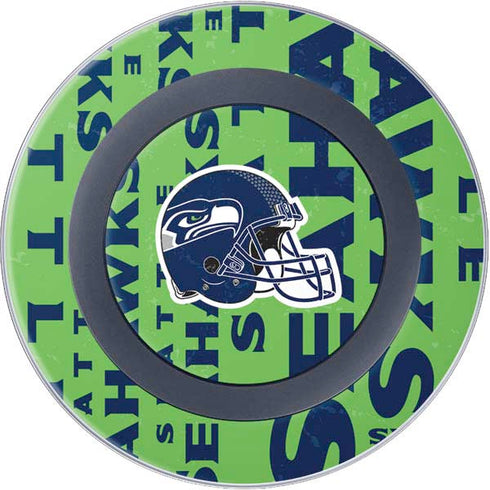 NFL Seattle Seahawks - Blast Green Wireless Charger Skin