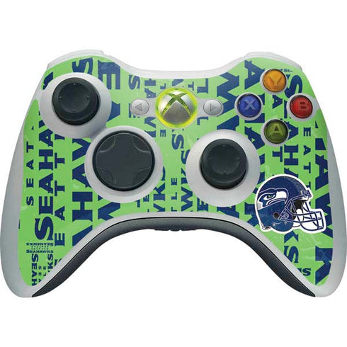 NFL Seattle Seahawks - Blast Green Xbox 360 Wireless Controller Skin