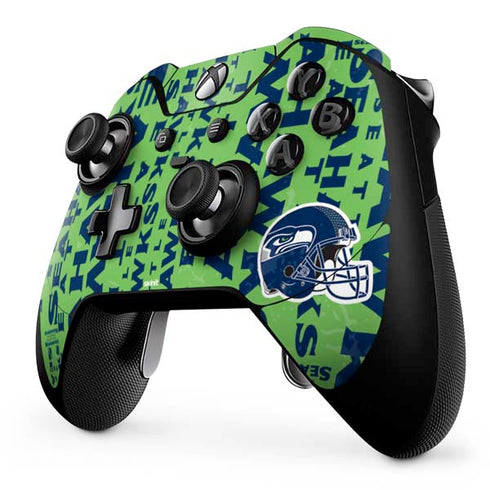 NFL Seattle Seahawks - Blast Green Xbox One Elite Controller Skin