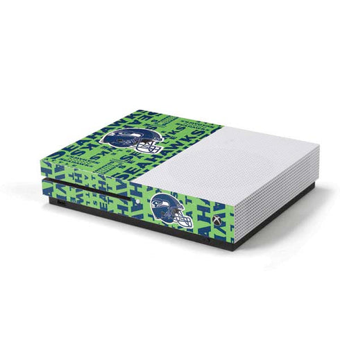 NFL Seattle Seahawks - Blast Green Xbox One S Console Skin
