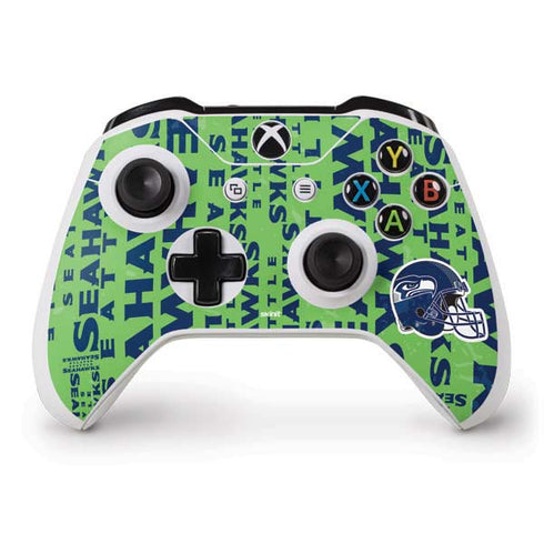 NFL Seattle Seahawks - Blast Green Xbox One S Controller Skin