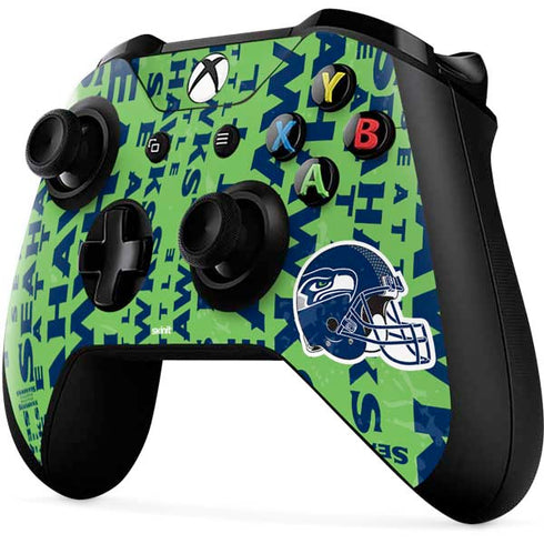 NFL Seattle Seahawks - Blast Green Xbox One X Controller Skin