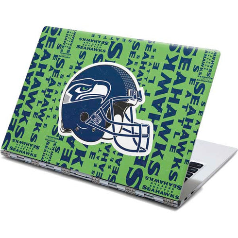 NFL Seattle Seahawks - Blast Green Yoga 910 2-in-1 14in Touch-Screen Skin
