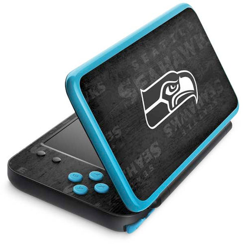 NFL Seattle Seahawks Black & White Nintendo 2DS XL (2017) Skin