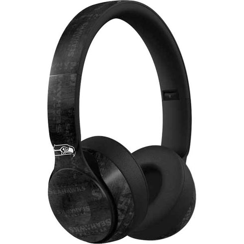 NFL Seattle Seahawks Black & White Beats Solo Pro Skin