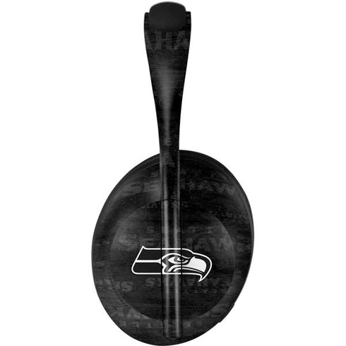 NFL Seattle Seahawks Black & White Bose Noise Cancelling Headphones 700 Skin