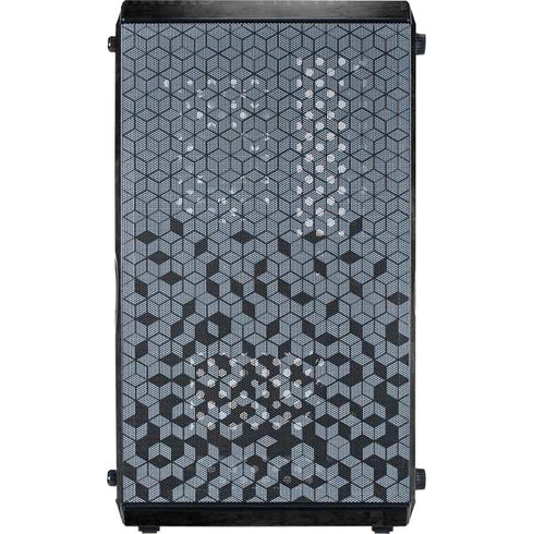 NFL Seattle Seahawks Black & White Cooler Master MasterBox Q300L Mini Tower Skin