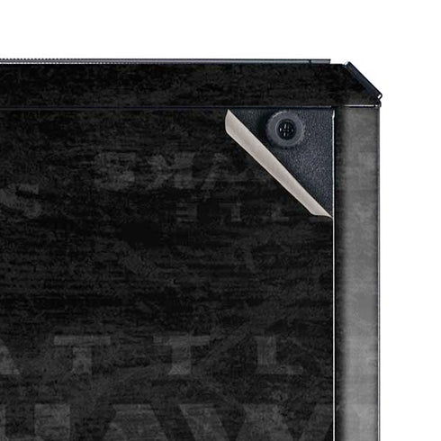 NFL Seattle Seahawks Black & White Cooler Master MasterBox Q300L Mini Tower Skin