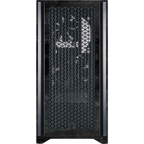 NFL Seattle Seahawks Black & White Corsair 4000D Tempered Glass Mid-Tower ATX Case Skin