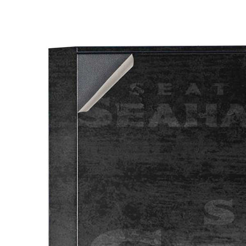 NFL Seattle Seahawks Black & White Corsair 4000D Tempered Glass Mid-Tower ATX Case Skin