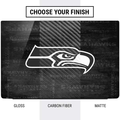 NFL Seattle Seahawks Black & White Dell Vostro Skin