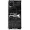 NFL Seattle Seahawks Black & White Galaxy A12 Clear Case