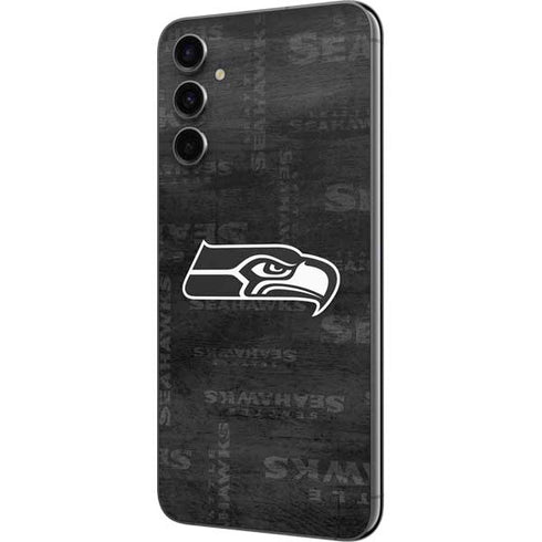NFL Seattle Seahawks Black & White Galaxy A14 5G Skin