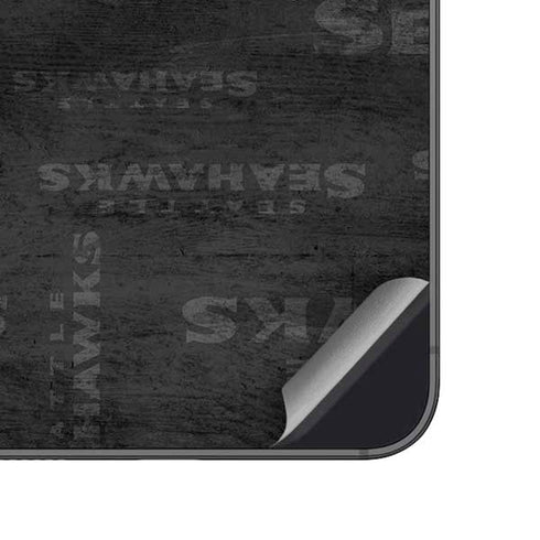 NFL Seattle Seahawks Black & White Galaxy A14 5G Skin