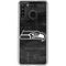 NFL Seattle Seahawks Black & White Galaxy A21 Clear Case