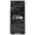 NFL Seattle Seahawks Black & White Galaxy A30 Clear Case