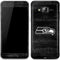 NFL Seattle Seahawks Black & White Galaxy J3 Skin