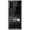 NFL Seattle Seahawks Black & White Galaxy Note20 5G Clear Case