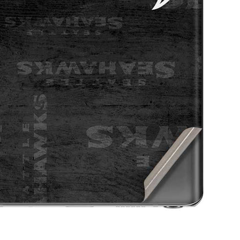 NFL Seattle Seahawks Black & White Galaxy Note20 5G Skin
