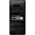 NFL Seattle Seahawks Black & White Galaxy S10 Plus Skin