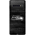 NFL Seattle Seahawks Black & White Galaxy S10 Skin