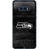NFL Seattle Seahawks Black & White Galaxy S10e Skin