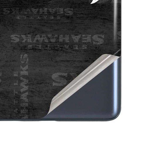 NFL Seattle Seahawks Black & White Galaxy S20 Fan Edition Skin