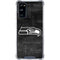 NFL Seattle Seahawks Black & White Galaxy S20 FE Clear Case
