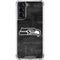 NFL Seattle Seahawks Black & White Galaxy S21 5G Clear Case